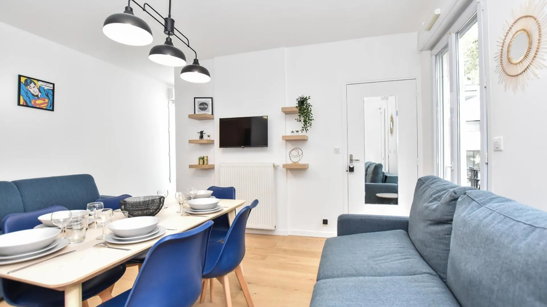 Authentic Apartment - 1Br-6P - Saint-Fargeau Paris Frankrike
