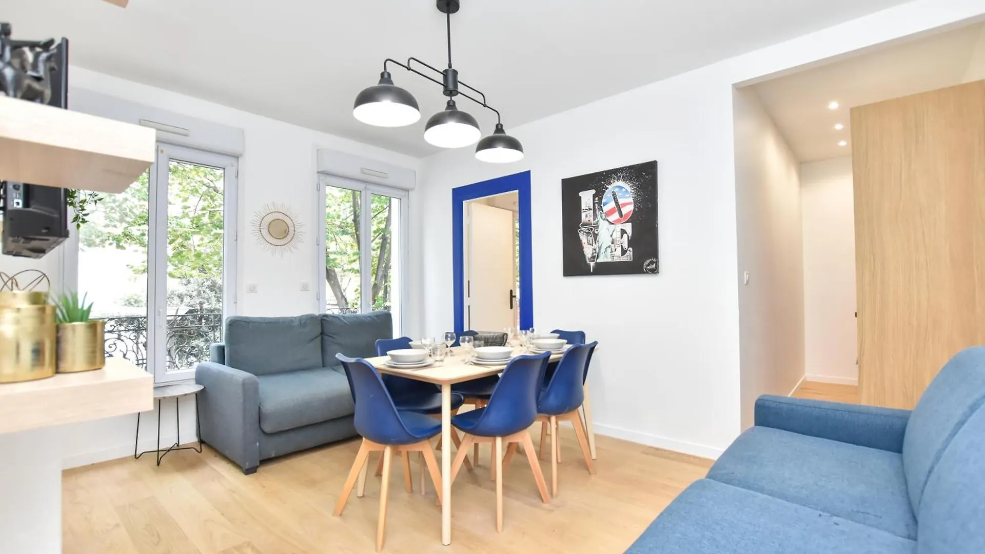 Authentic Apartment - 1Br-6P - Saint-Fargeau Paris Frankrike